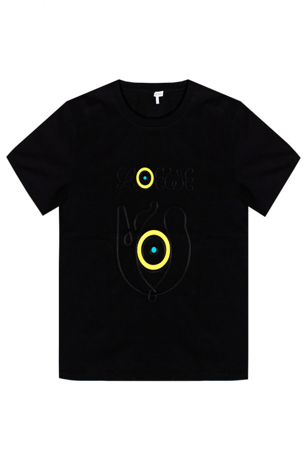 shirt with logo loewe shirt blue - SchaferandweinerShops Canada